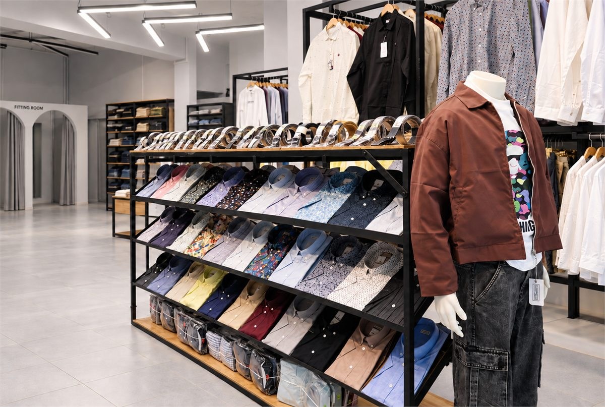 Shirt collection inside Lucky Friend Fashion Shop